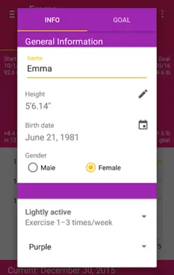 Weight android App screenshot 3