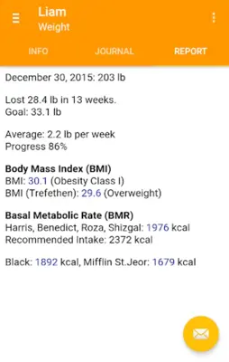 Weight android App screenshot 5